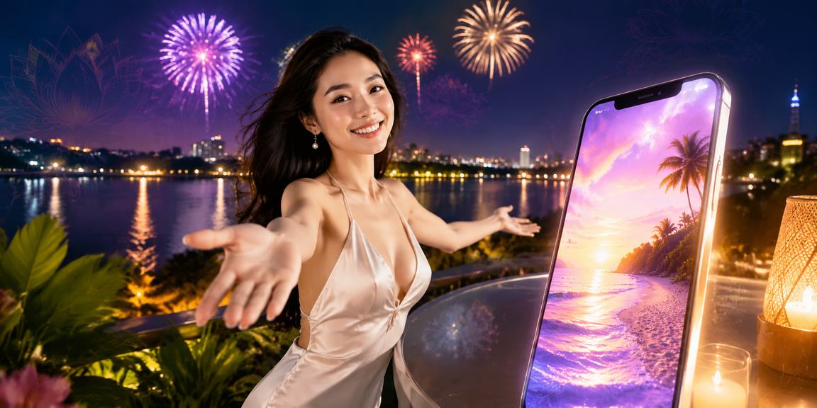 Người dùng Hà Nội truy cập gs25 trên điện thoại di động tại lễ hội