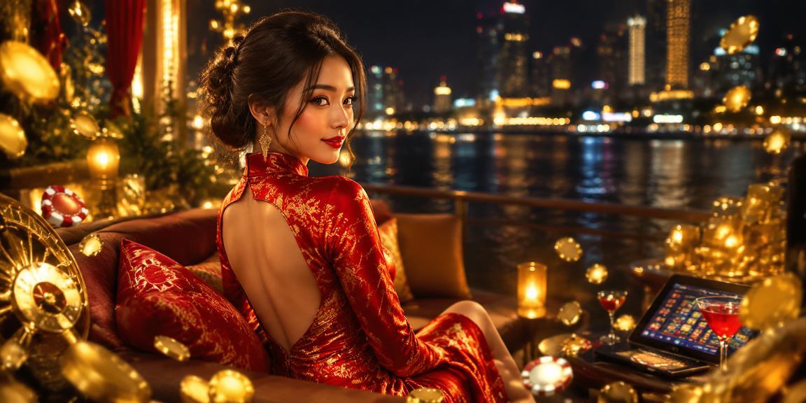 Người phụ nữ Việt Nam trong tà áo dài thư giãn bên sông Mekong – biểu tượng cân bằng cuộc sống